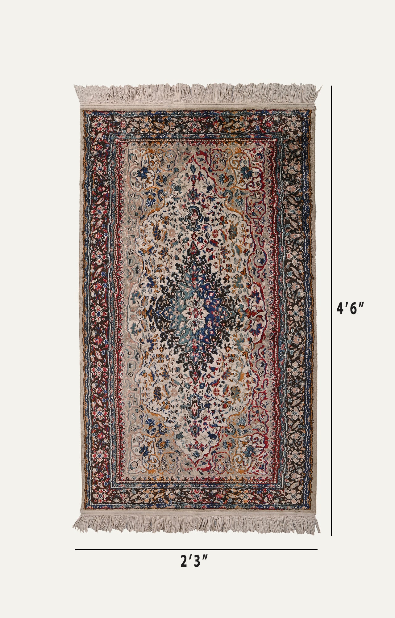 2 x 4 Ft Netive American Vintage agra carpet