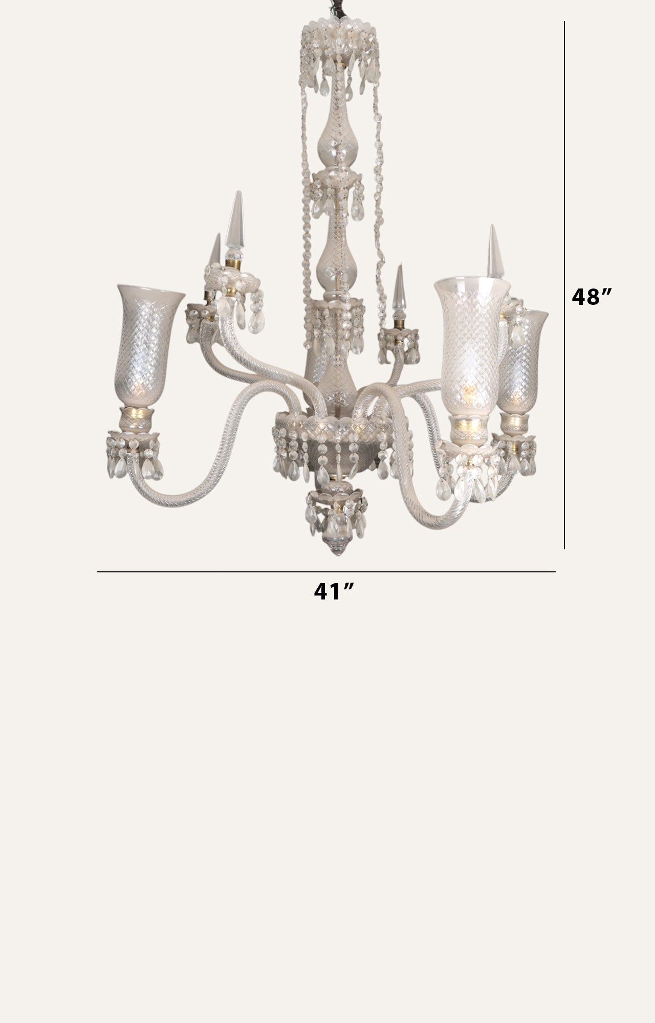 French Regency Vintage Chandelier