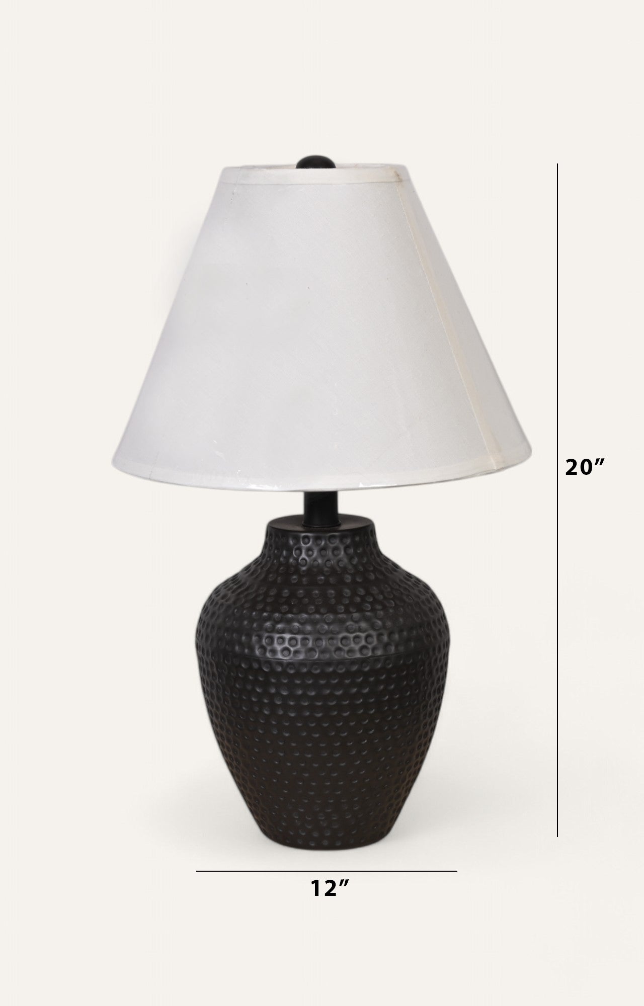 Iron Black Table Lamp