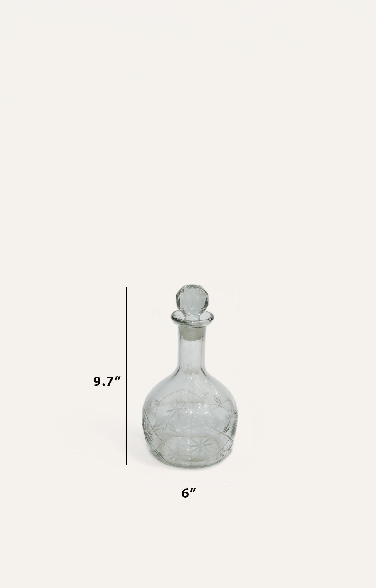 Aurora Transparent Glass Decanter