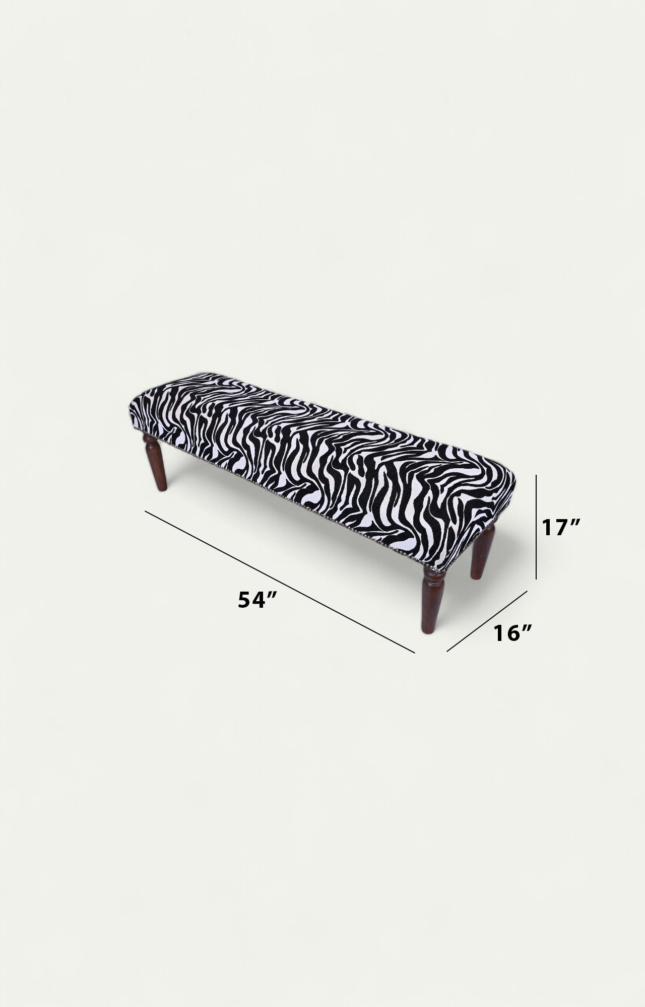 Black Velvet Bench