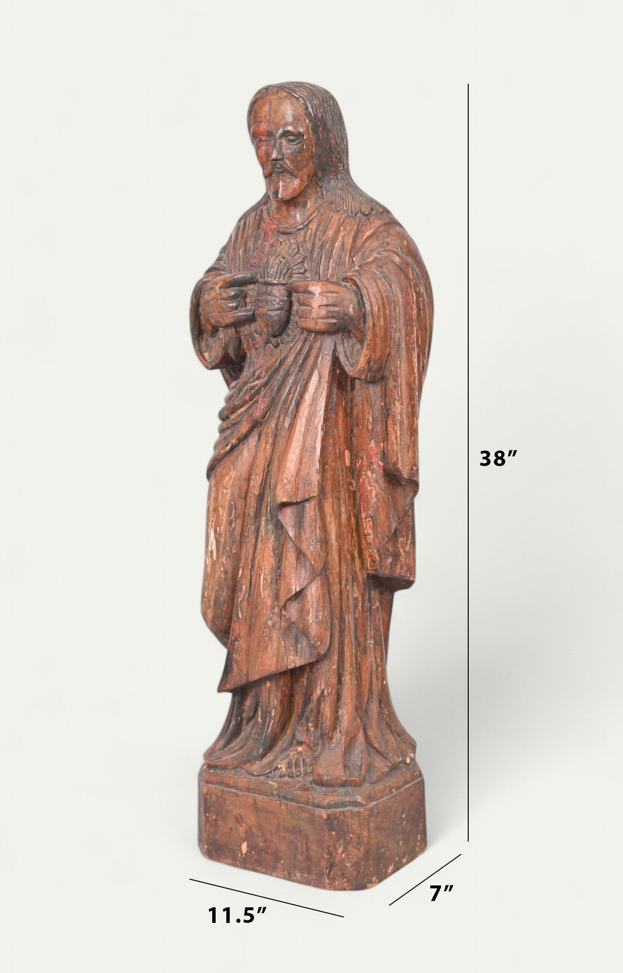 Wooden Carved Jesus Statue