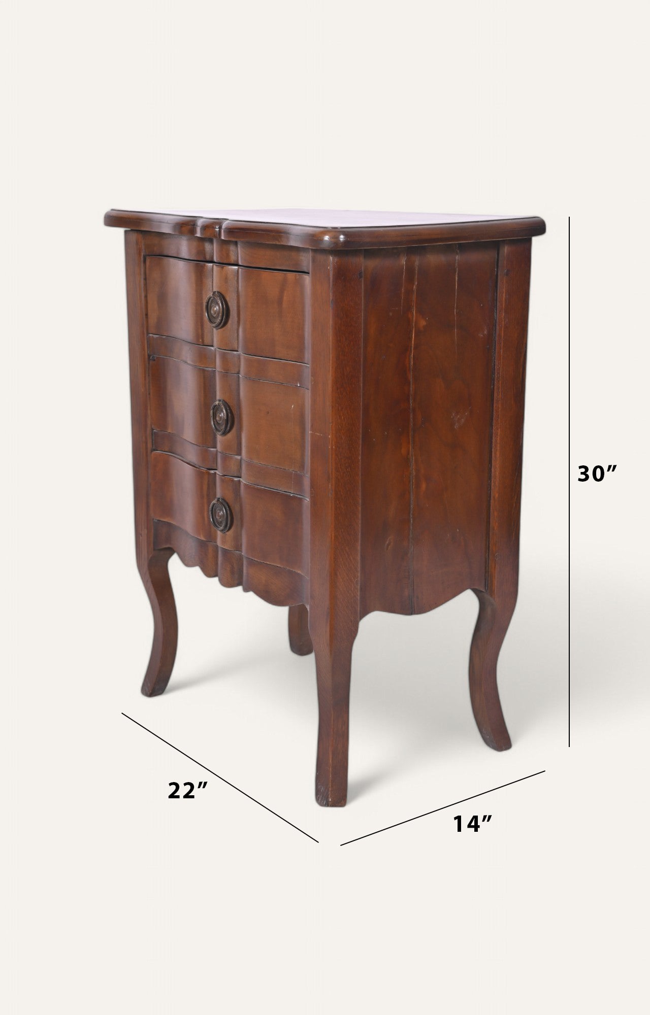 3-Drawer Night Stand