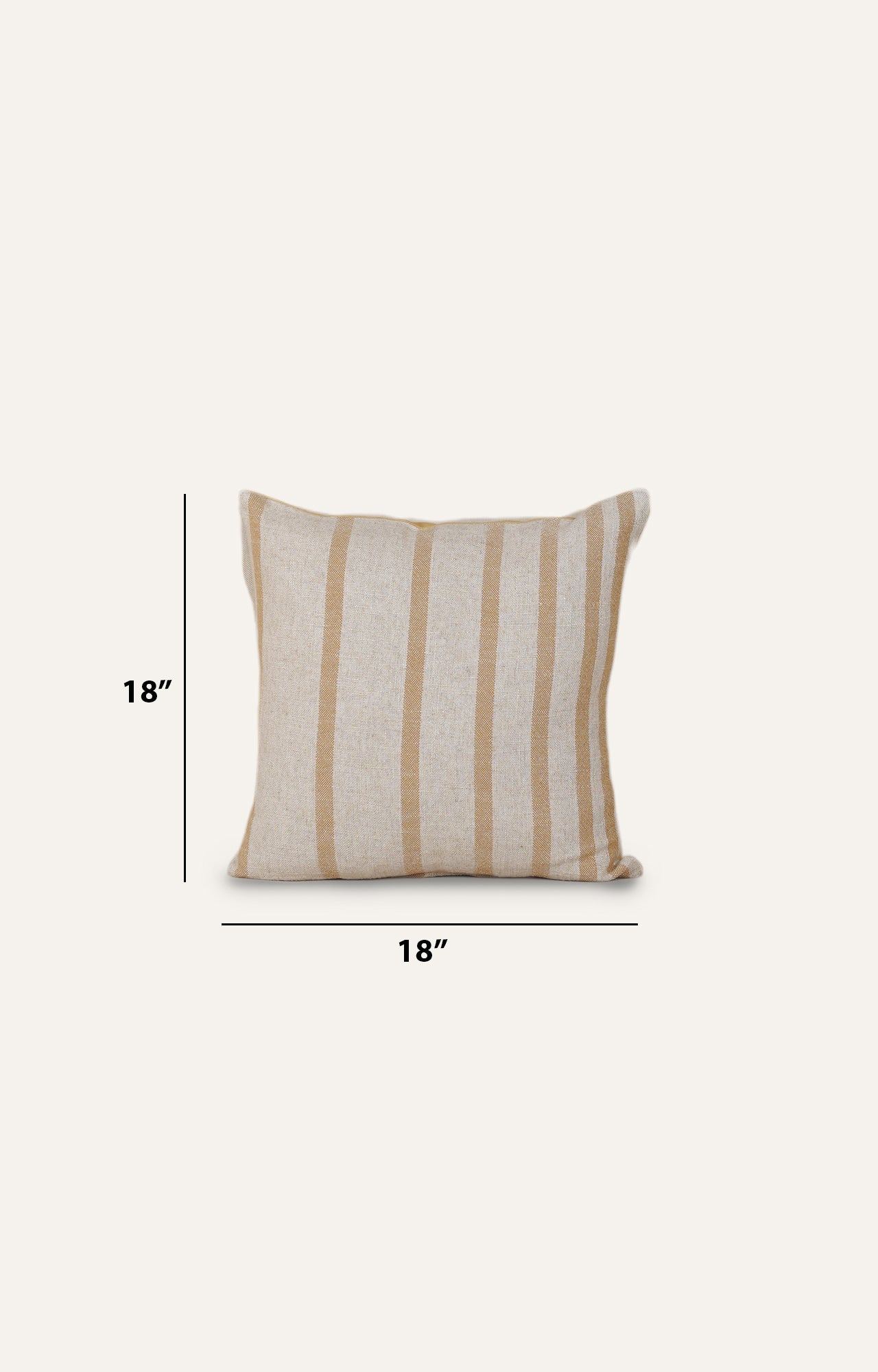 Sand Stripe Linen Cushion Cover