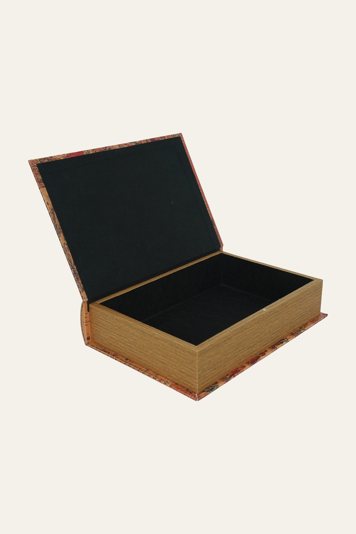 small vintage map storage box for home decor