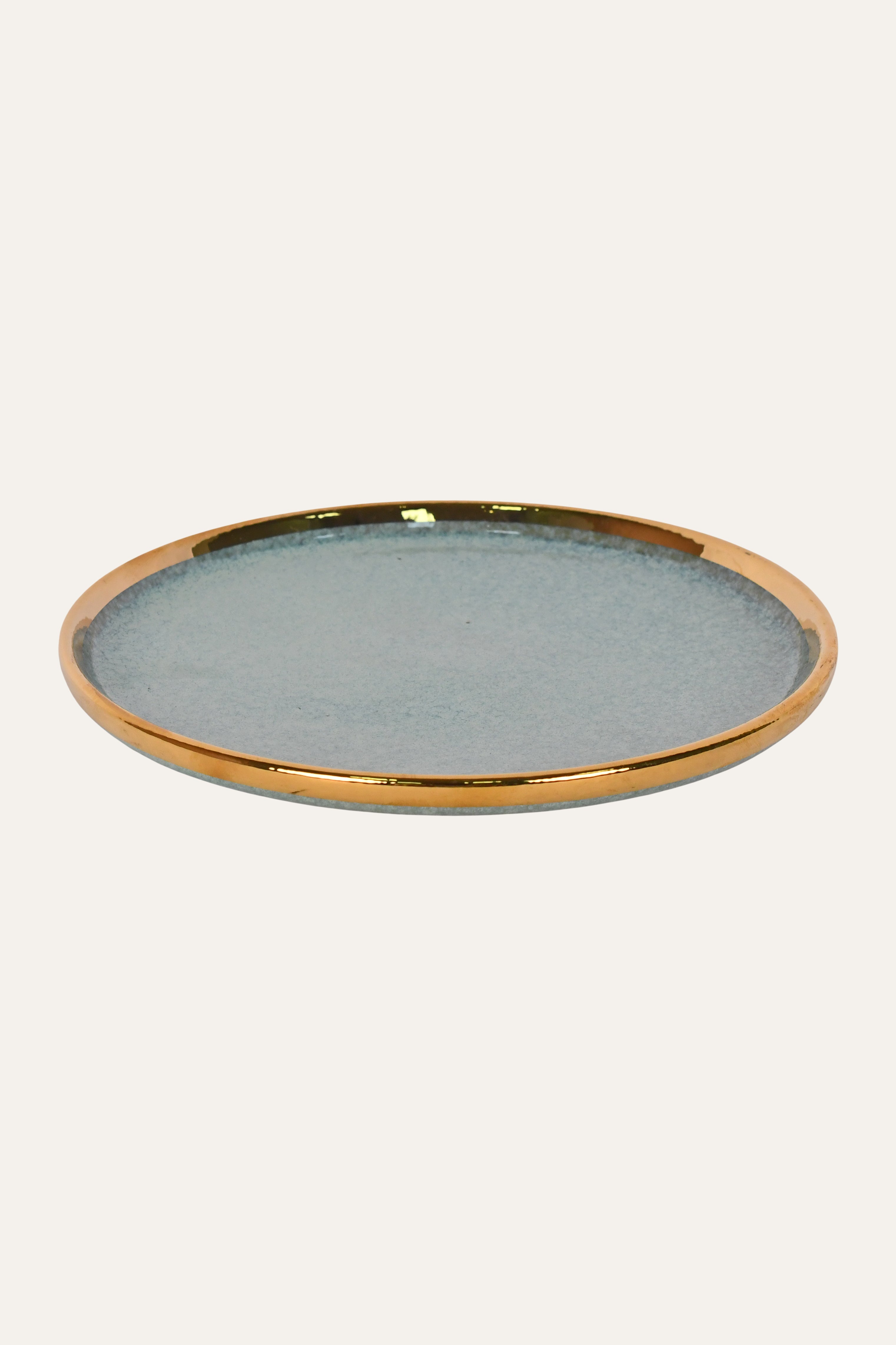 stylish teal dining plate