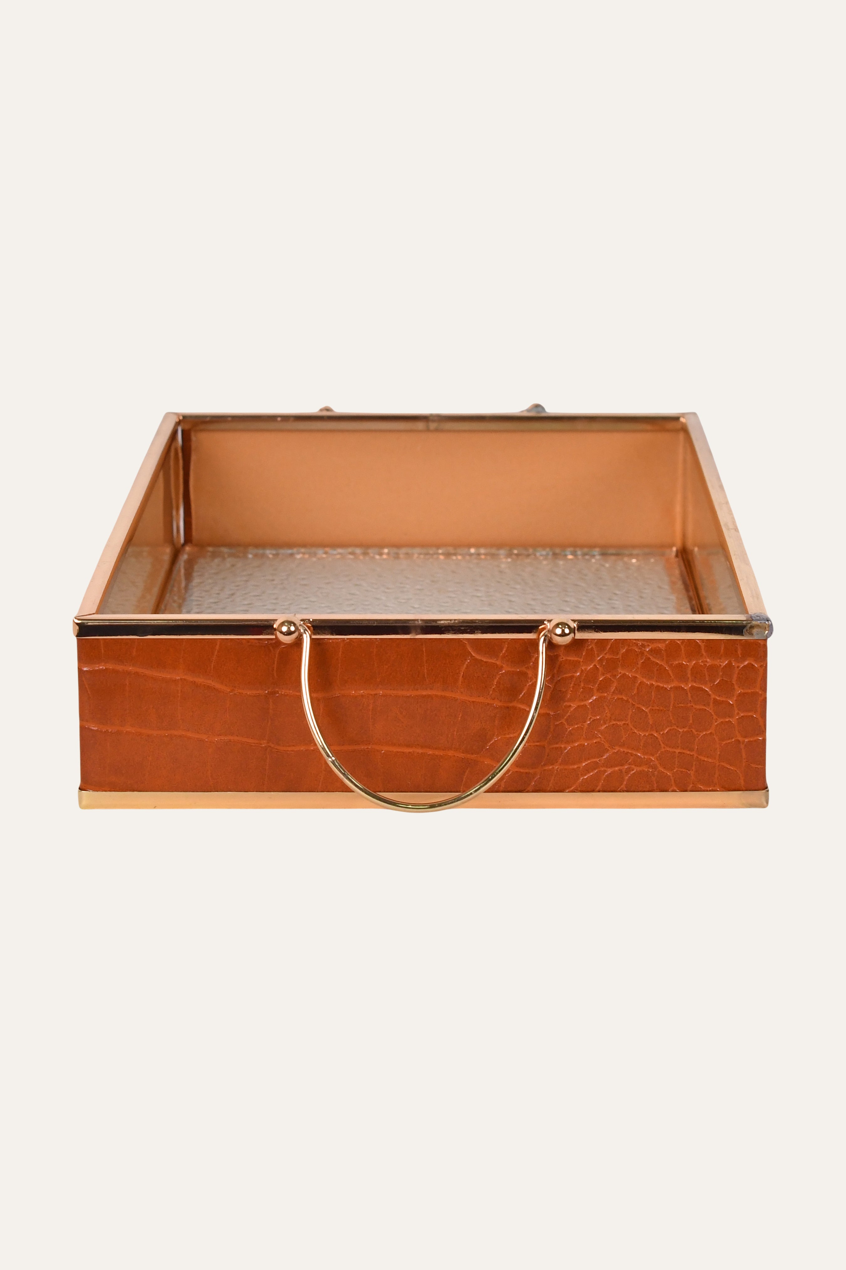 textured glass keepsake organizer