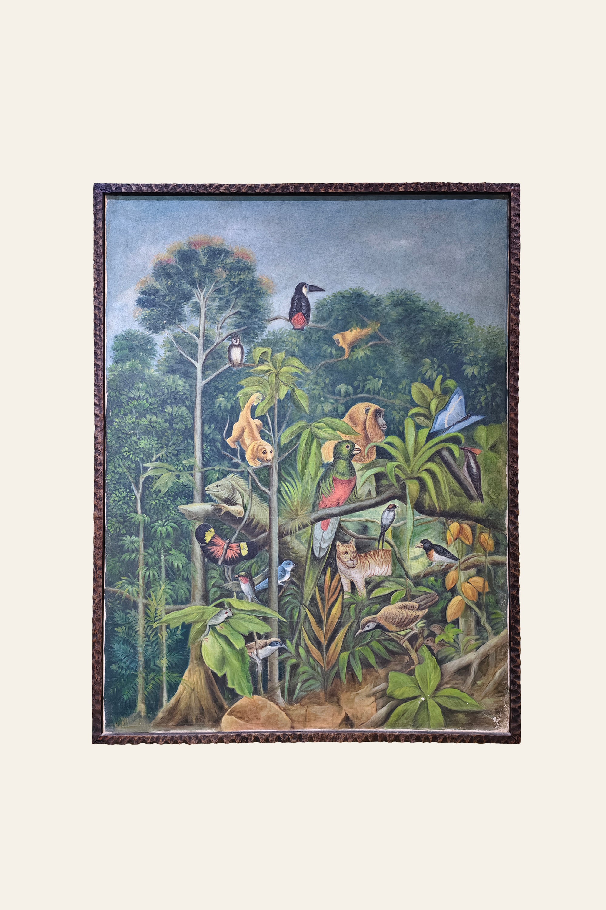 tropical forest nature inspired painting