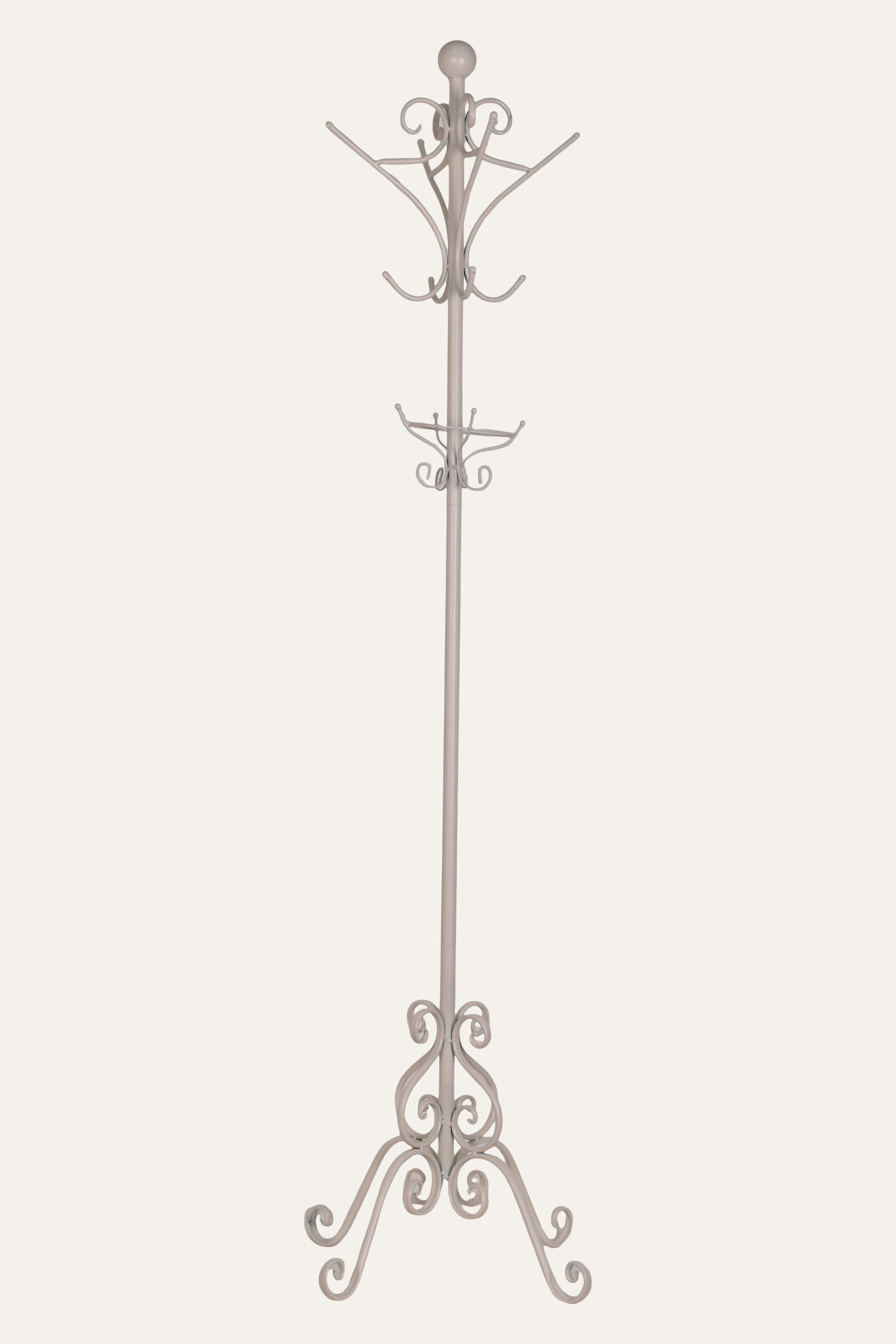 vintage iron floor coat stand