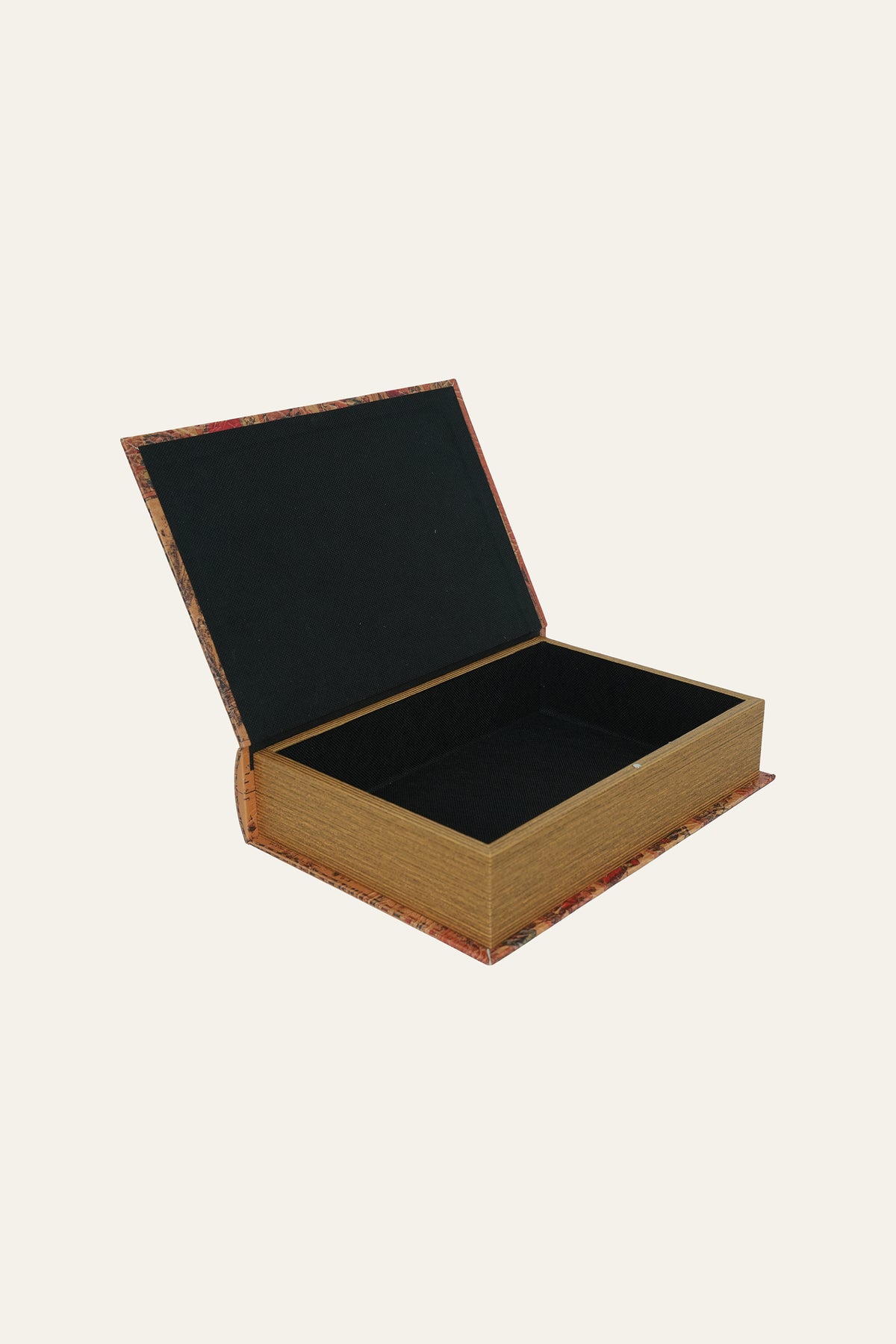 vintage map decorative storage box for living room