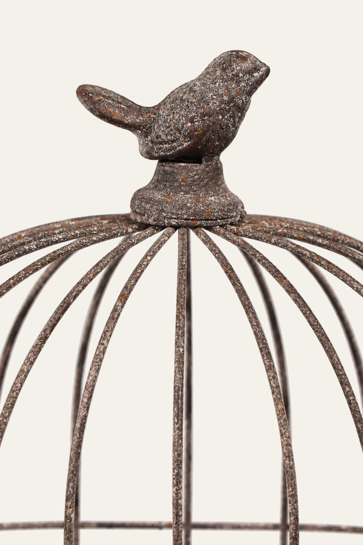 vintage metal plant cage