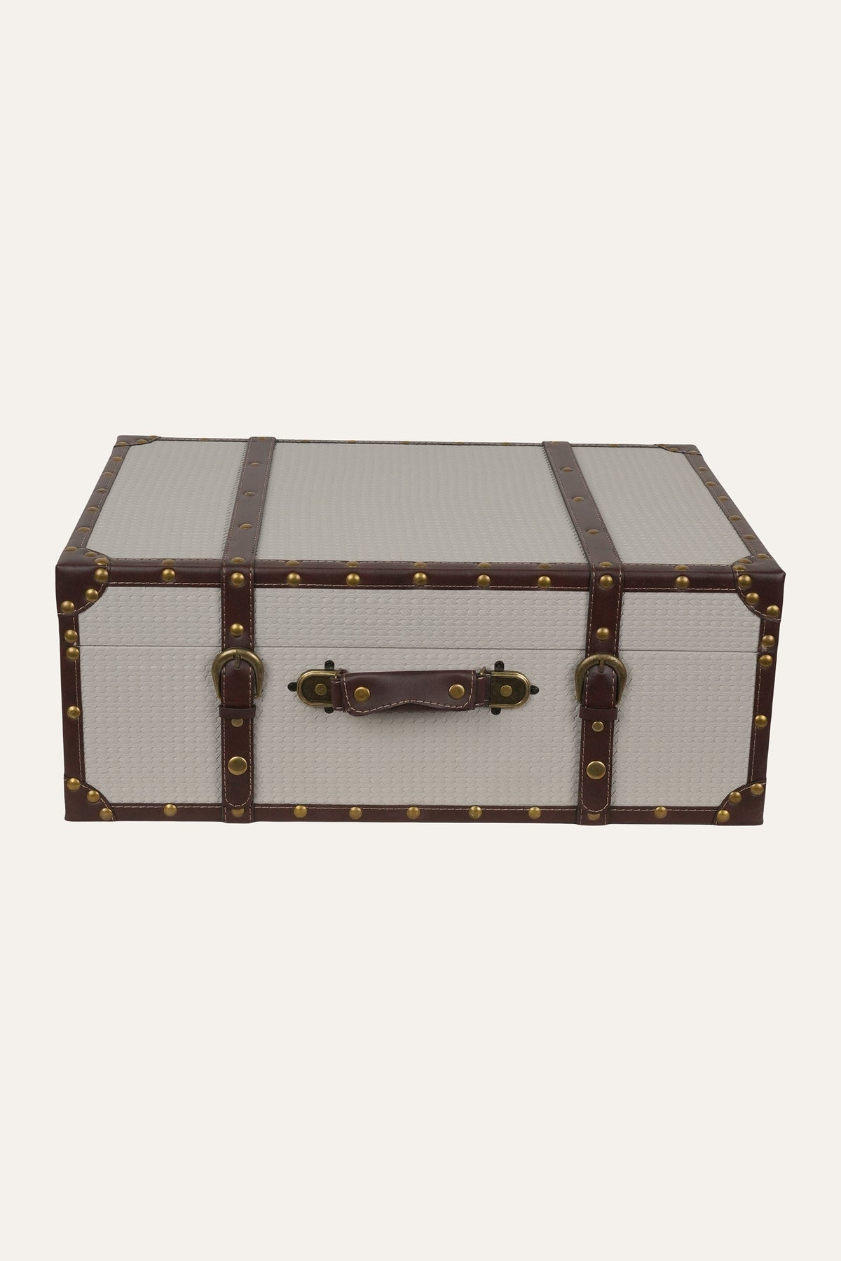 Large Vintage Storage Trunk Box for Home Decor, Clothes & Organization