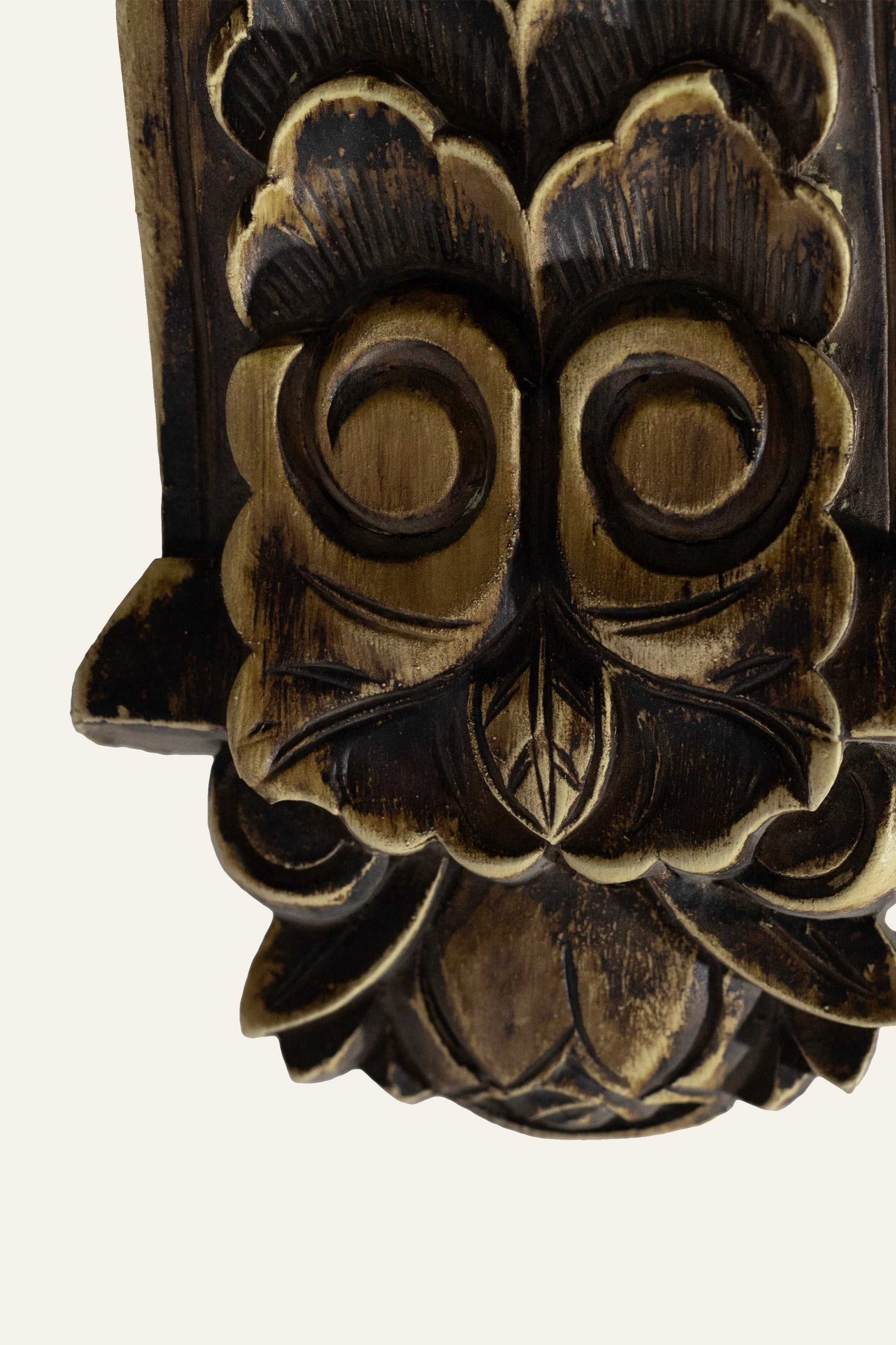 vintage wooden owl shelf bracket