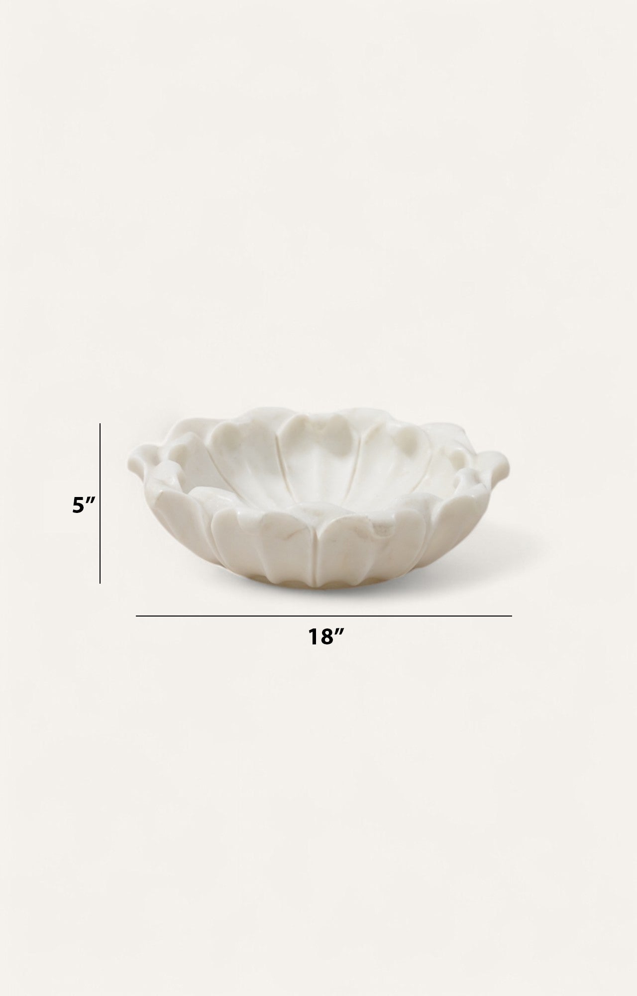 white marble bowl size
