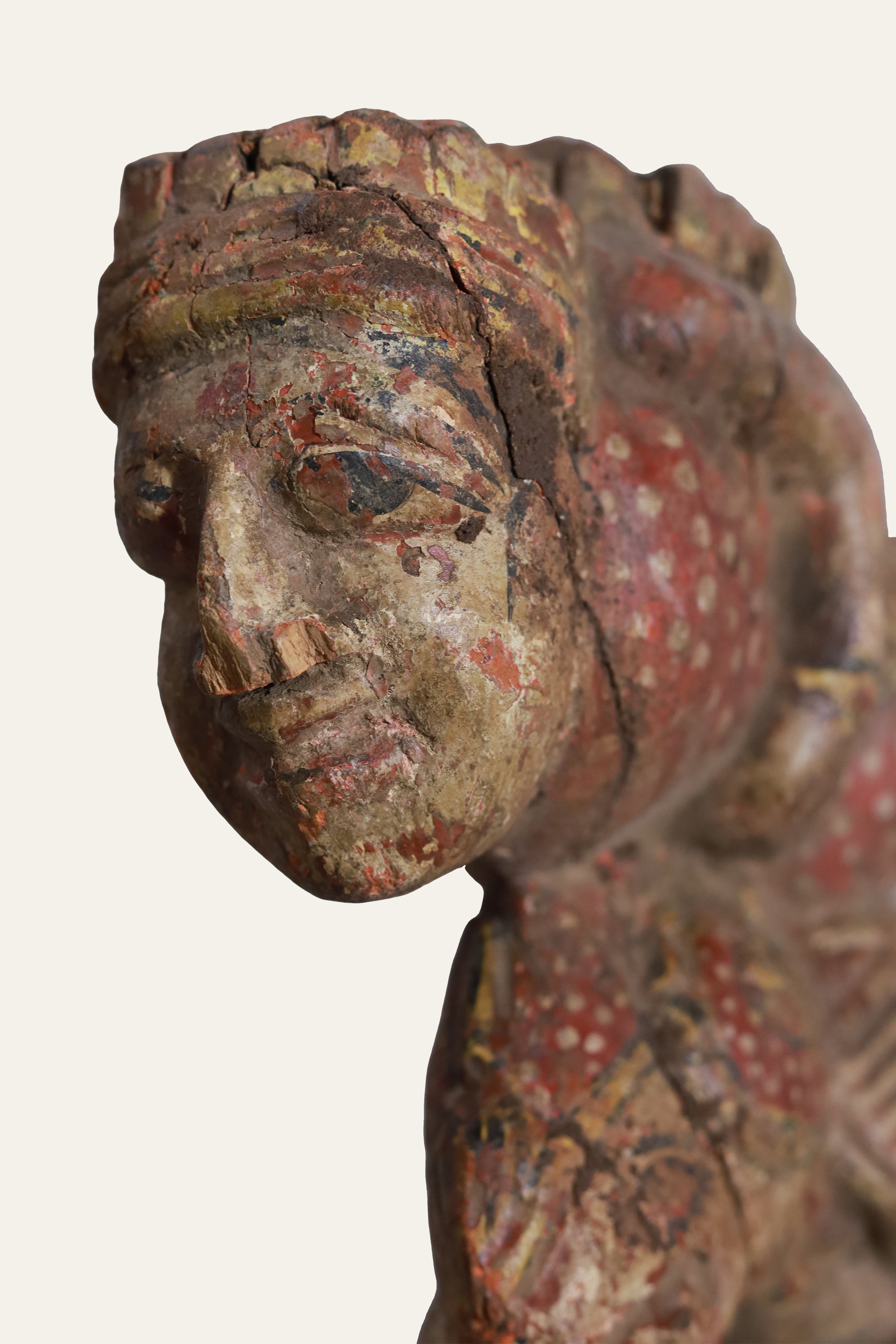 wooden statue wall bracket